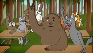 Wolf_kann_nicht_warten Episode 2: Der Wolf nervt. Er kann einfach nicht warten.