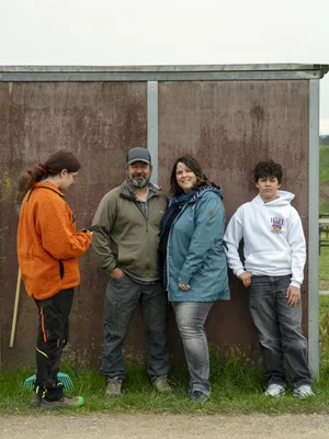 Authority Dossier A family of four, out and about, talks about setting boundaries in an interview.