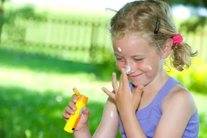 Sun_milk_M_girl_M Lubricated: Why too much sun cream can be dangerous